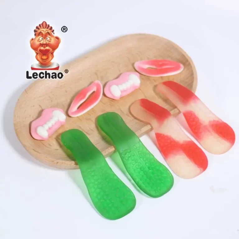 LeChao Soft Sweets Bulk, Teeth & Tongue Gummy Candies-3