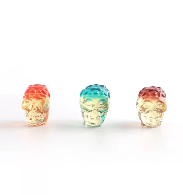 LeChao Soft Sweets In Bulk, 3D Gummy Skulls Candy Wholesale-1