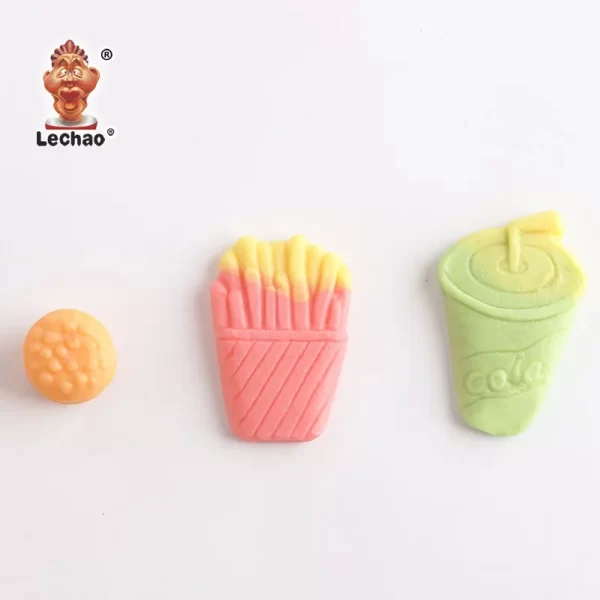 Wholesale Gummy Candies, Cola, Burger, French Fries Gummies-1