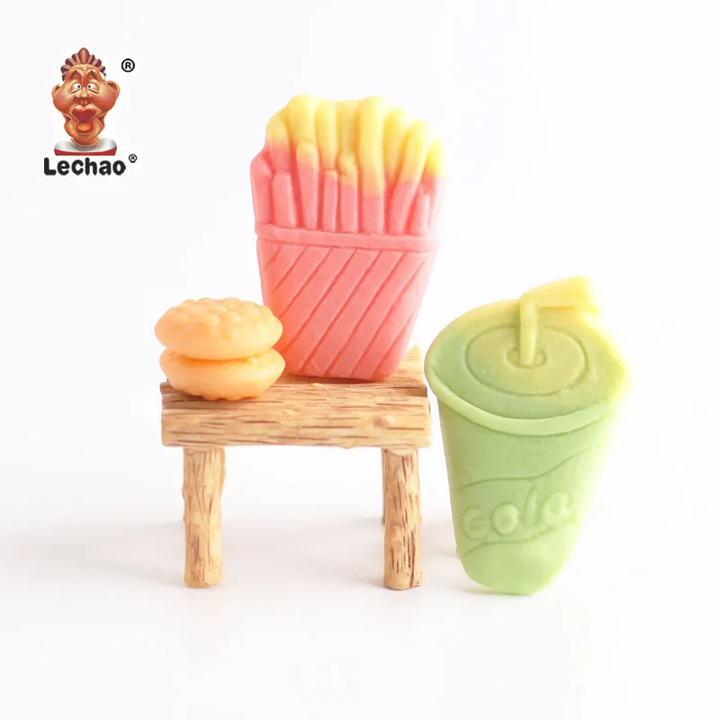 Wholesale Gummy Candies, Cola, Burger, French Fries Gummies-2