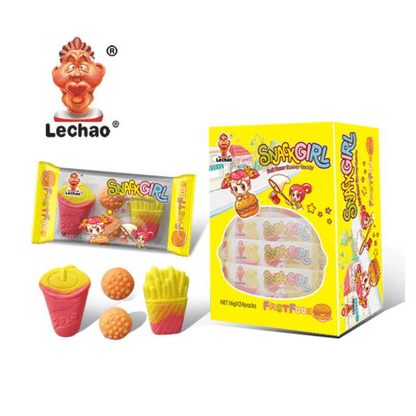 Wholesale Gummy Candies, Cola, Burger, French Fries Gummies-5