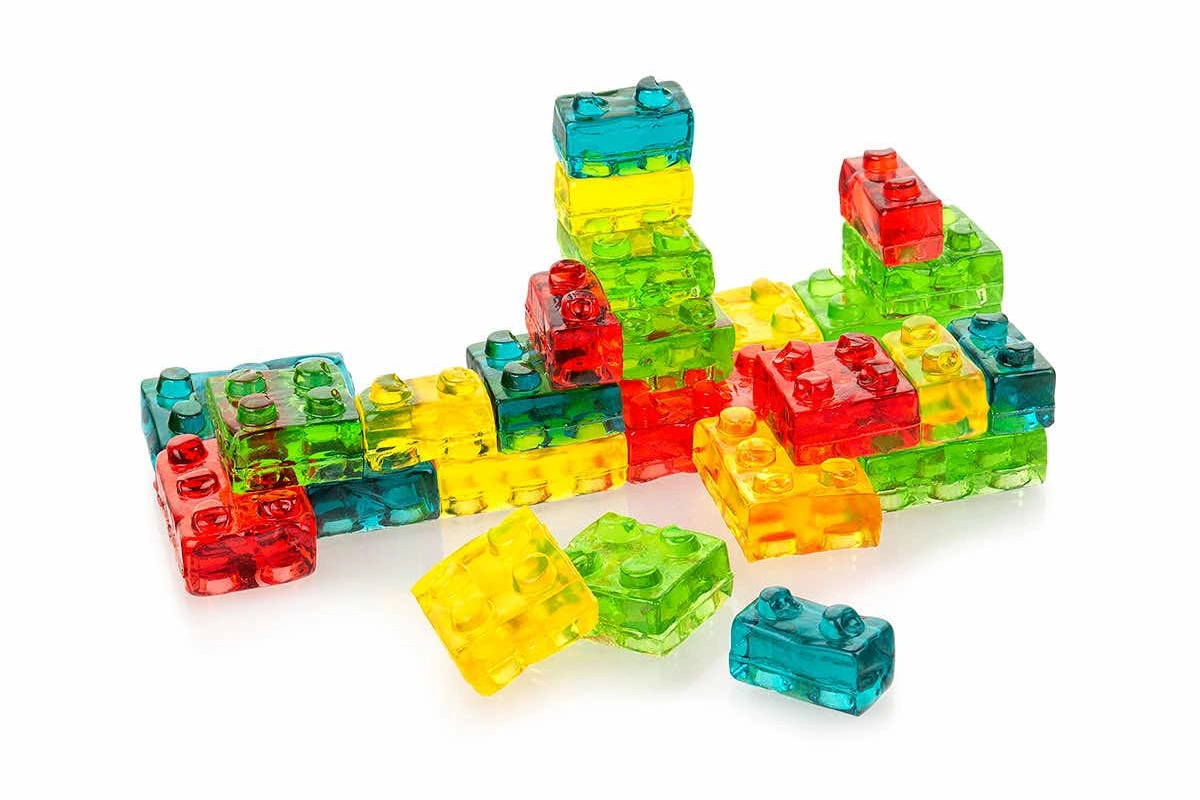 Activities with Gummy Lego Blocks