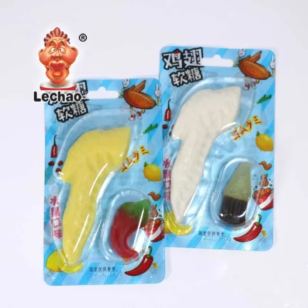 Chick Wing Gummy Wholesale, Fruit Flavor Gummy Sweets Bulk-3