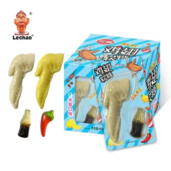 Chick Wing Gummy Wholesale, Fruit Flavor Gummy Sweets Bulk-5