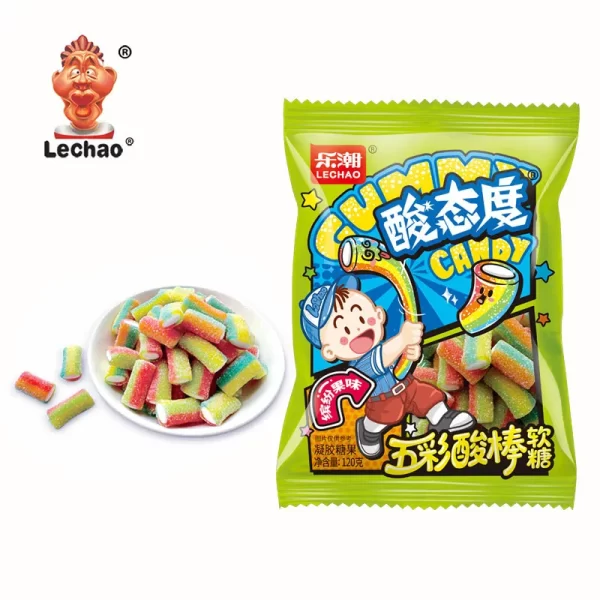 Colorful Licorice Bites Bulk, Filled Licorice Tube Wholesale-1
