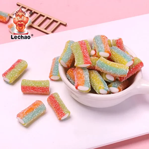 Colorful Licorice Bites Bulk, Filled Licorice Tube Wholesale-4