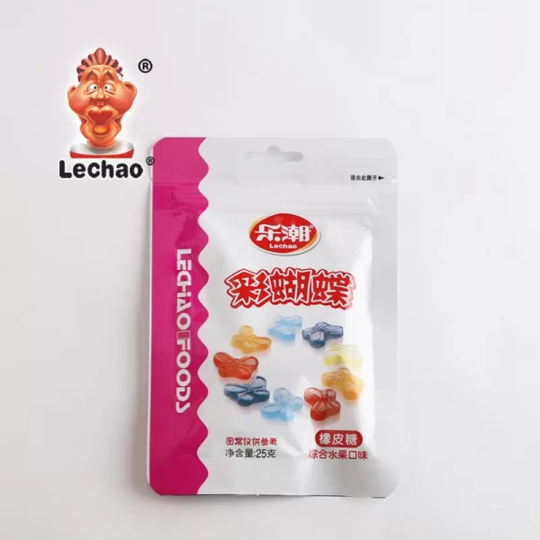 Fruit Flavor Gummy Butterflies Bulk, Wholesale Soft Candies-2