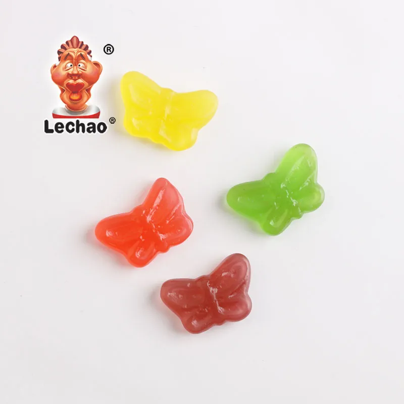 Fruit Flavor Gummy Butterflies Bulk, Wholesale Soft Candies-5