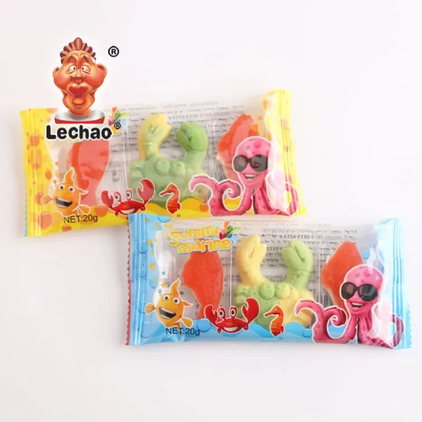 Fruity Gummy Crab & Gummy Fish Candy Bulk Wholesale-1