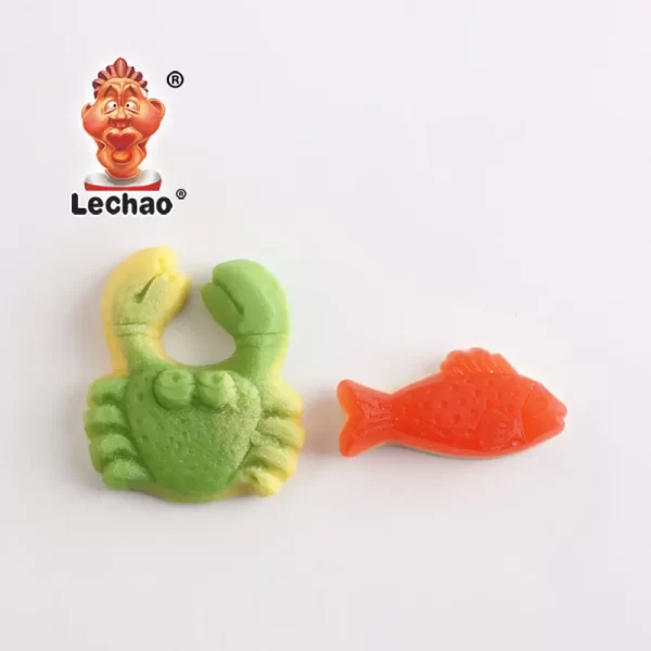 Fruity Gummy Crab & Gummy Fish Candy Bulk Wholesale-3