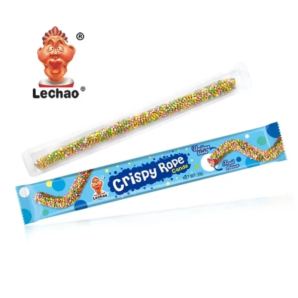 Halal Wholesale Gummy Clusters Rope, Crispy Gummy Candies-5