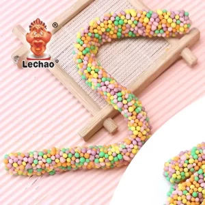 Halal Wholesale Gummy Clusters Rope, Crispy Gummy Candies-8