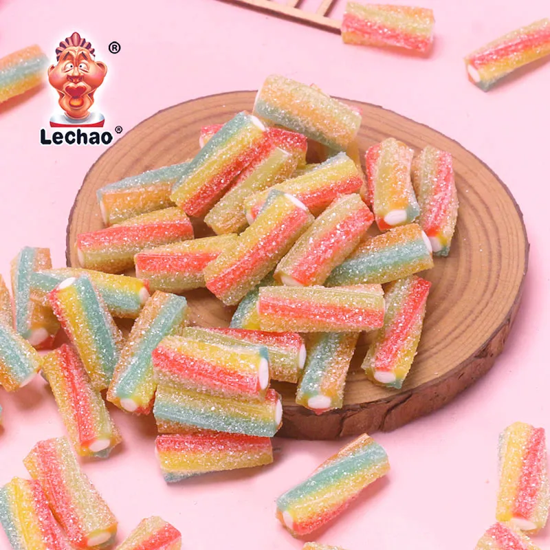 LeChao Soft Filled Bulk Licorice Bites, LeChao Sour Gummy Candy-4