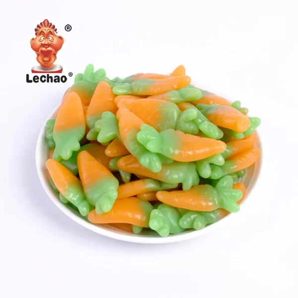 LeChao Wholesale Gummy Rabbit & Carrot, Halal Gummy Candy-2