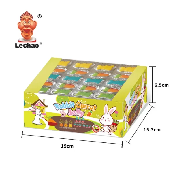 LeChao Wholesale Gummy Rabbit & Carrot, Halal Gummy Candy-5