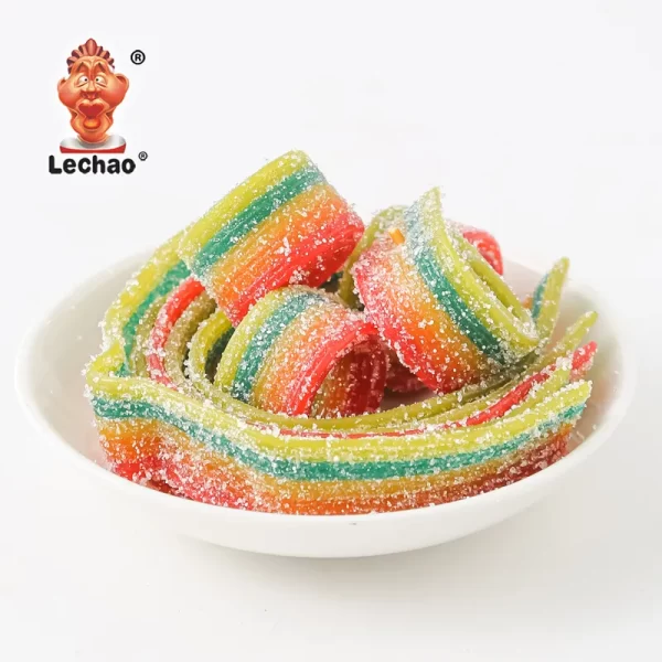 Rainbow Sour Belts Bulk, Gummy Licorice Belts Wholesale-5