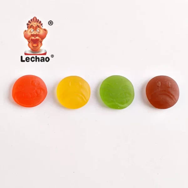 Smiley Face Gummies Wholesale, LeChao Bulk Fruit Jelly Candies-3