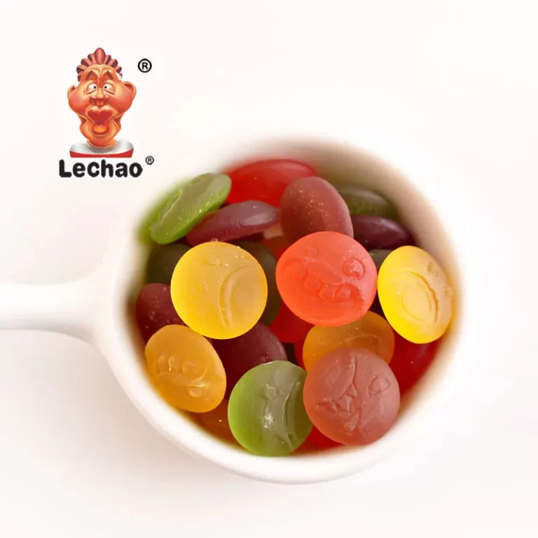 Smiley Face Gummies Wholesale, LeChao Bulk Fruit Jelly Candies-4