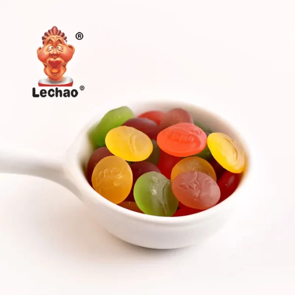 Smiley Face Gummies Wholesale, LeChao Bulk Fruit Jelly Candies-5