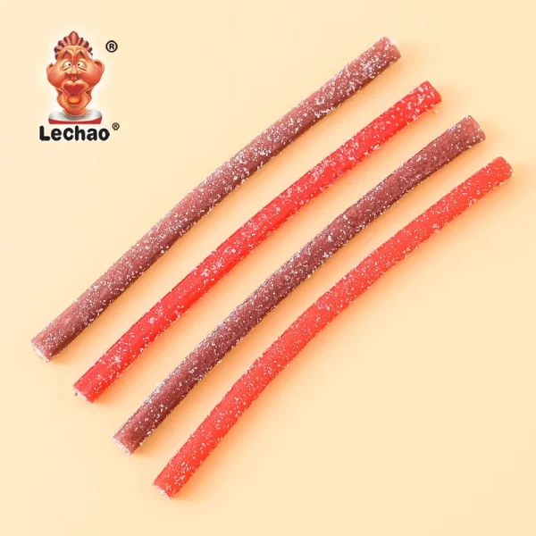 Sweet and Sour Licorice Wholesale, Filled Strips Candy Bulk-2