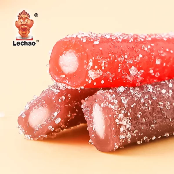 Sweet and Sour Licorice Wholesale, Filled Strips Candy Bulk-3