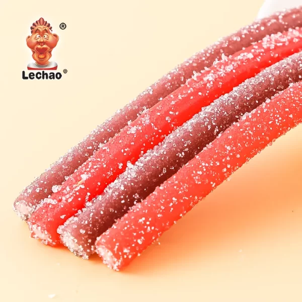 Sweet and Sour Licorice Wholesale, Filled Strips Candy Bulk-5