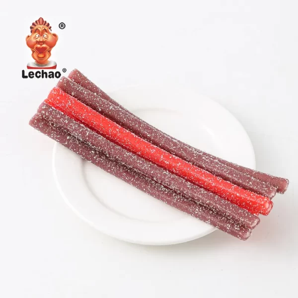 Sweet and Sour Licorice Wholesale, Filled Strips Candy Bulk-6