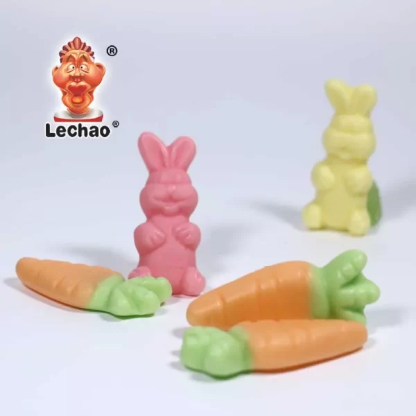 Wholesale Gummy Bunnies & Carrots, LeChao Halal Gummy Candy-4
