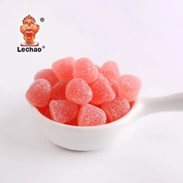 Added Vitamin C Gummies Bulk, Strawberry Flavor Soft Candy-1
