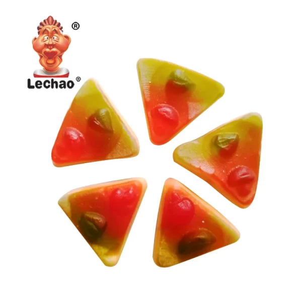 Bulk Gummy Candy Pizza, Individually Packaged With Tiny Fork-1