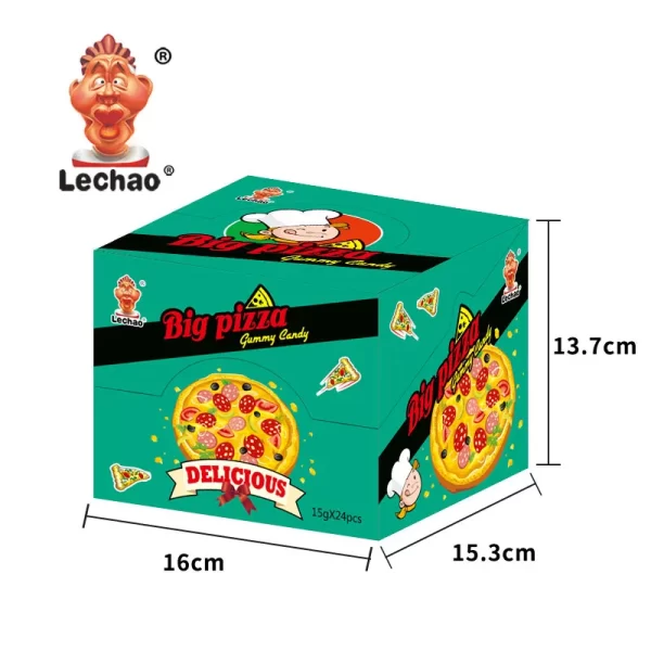 Bulk Gummy Candy Pizza, Individually Packaged With Tiny Fork-4