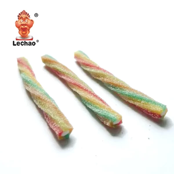 Filled Rainbow Twists Wholesale, Sour Licorice Ropes Bulk-3
