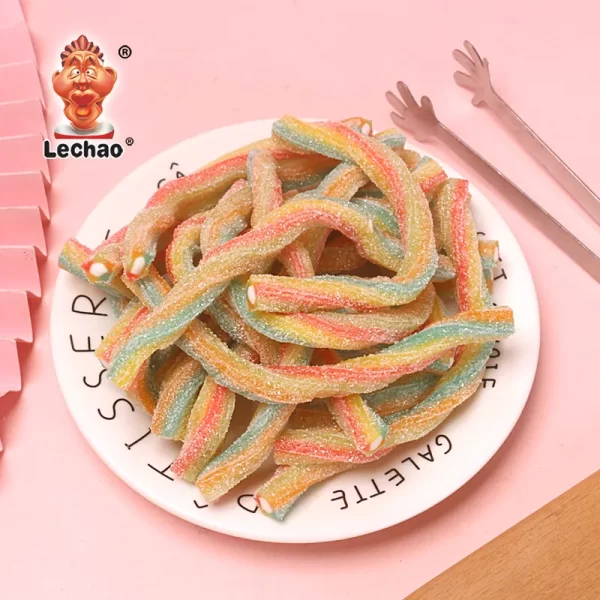 lled Rainbow Twists Wholesale, Sour Licorice Ropes Bulk-4