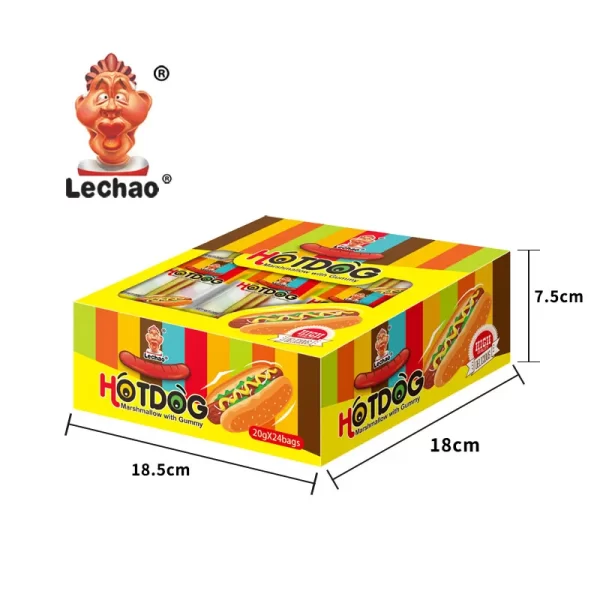 Hotdog Shaped Wholesale Marshmallows & Gummy Candy-1
