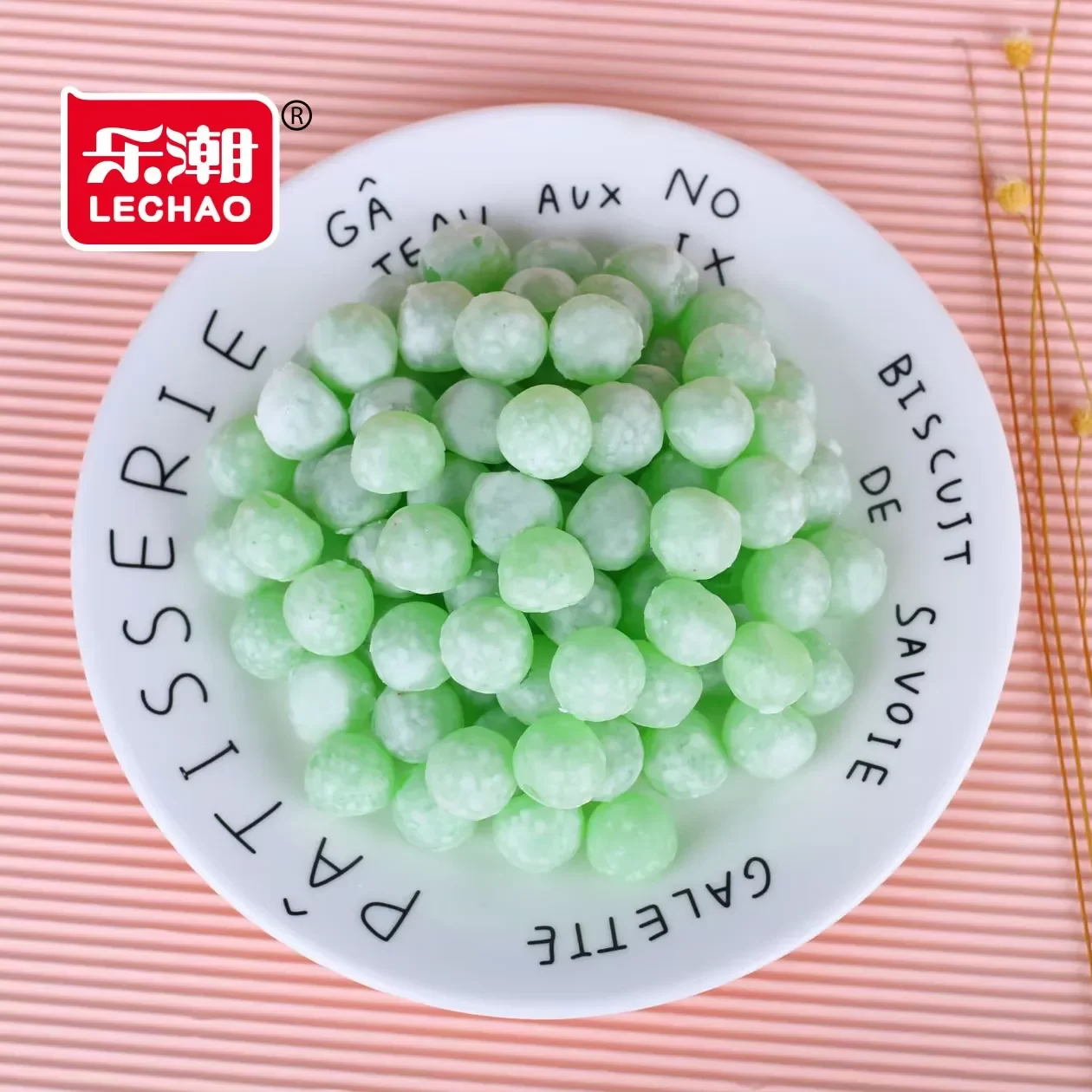 LeChao Green Apple Flavor Sour Gummi Candy Bulk Wholesale-1