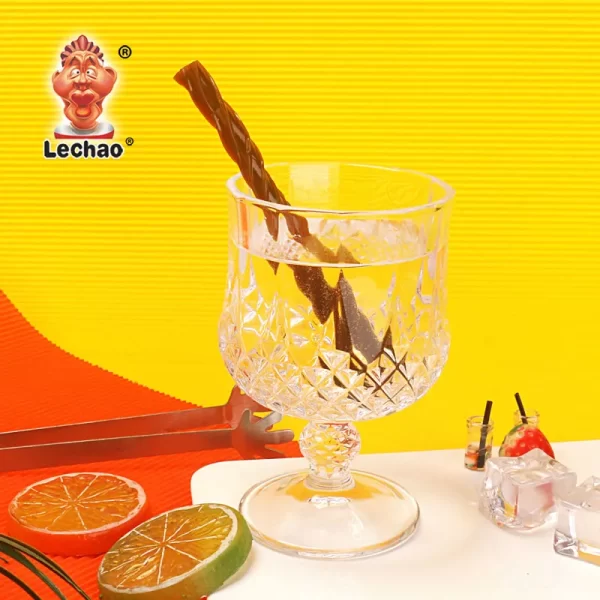 LeChao Bulk Licorice Candy, Red & Black Licorice Twists-2