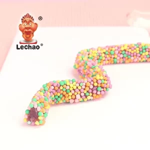 Halal Wholesale Nonpareil Gummy Rope, Crunchy Gummy Worms-1