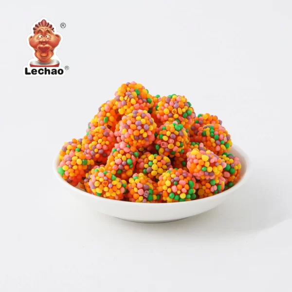LeChao Wholesale Crunchy Gummies, Colorful Nonpareil Gummy-1