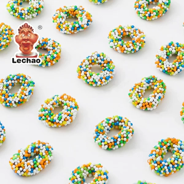 Wholesale Crunchy Gummy Rings, Bulk Crispy Chewy Candies-5