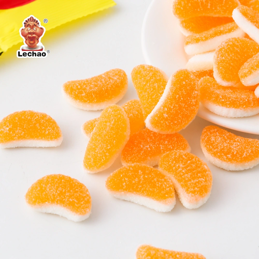 Lechao 120g Sour Orange Gummies Bulk, Fruity and Refreshing-1