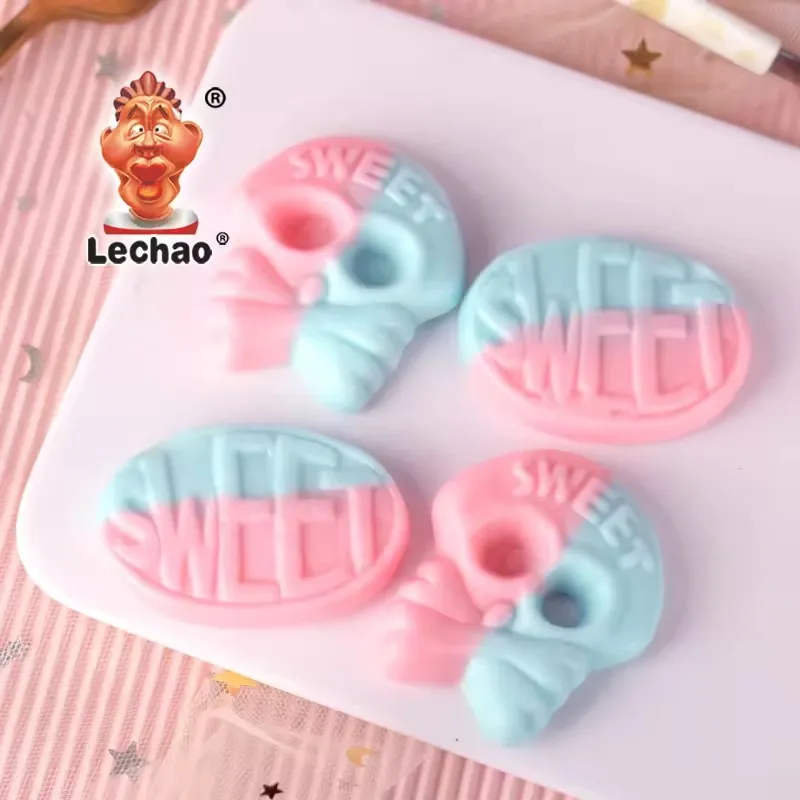 Factory Wholesale Gummy Skulls, Fruity Halloween Candy-1