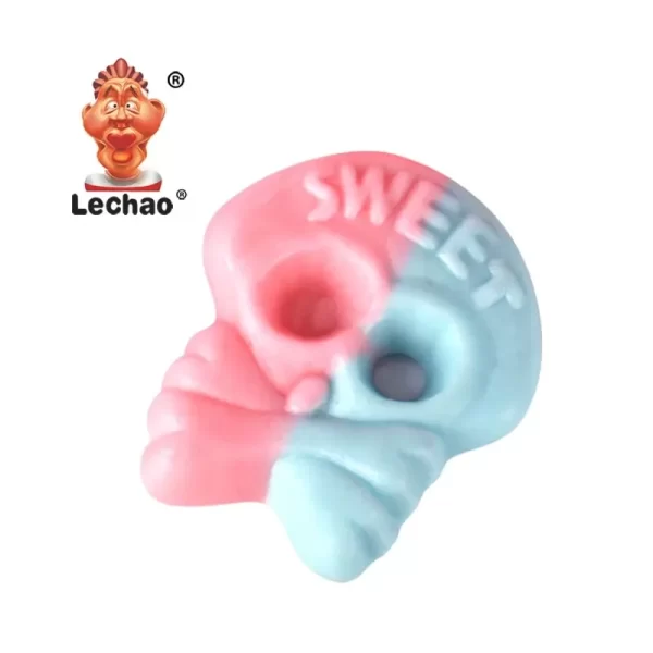 Factory Wholesale Gummy Skulls, Fruity Halloween Candy-4