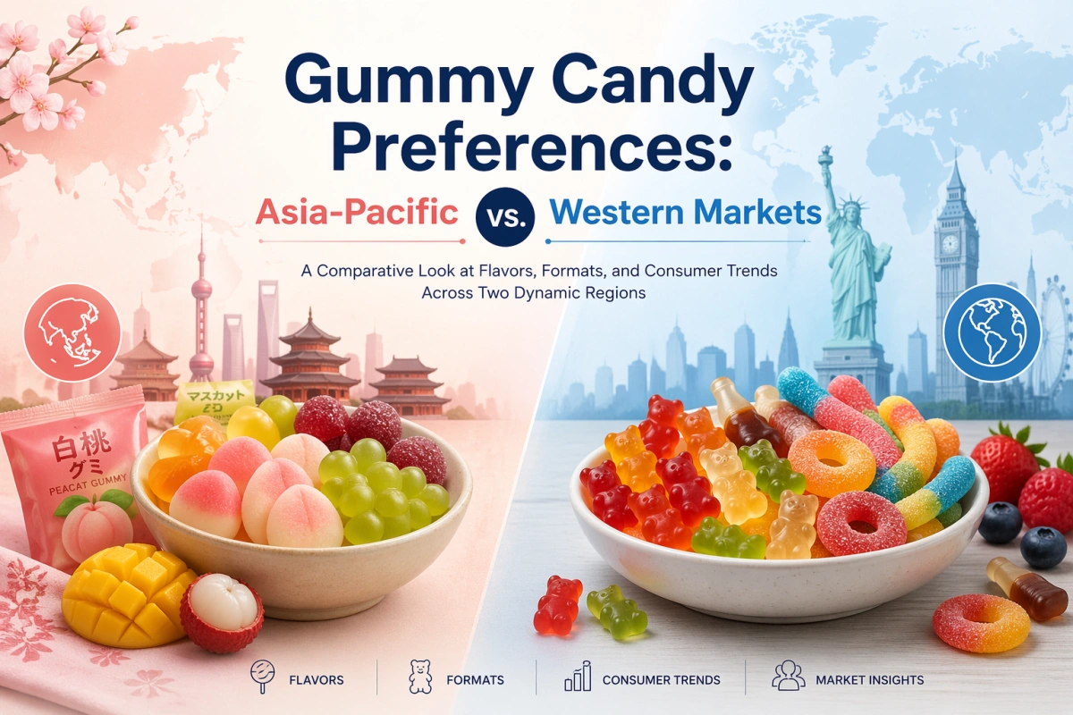 Gummy Candy Preferences, Asia-Pacific vs. Western Markets