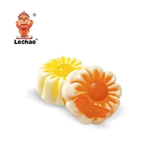 Wholesale Flower Gummies, Fruity Bloom-Shaped Soft Sweets