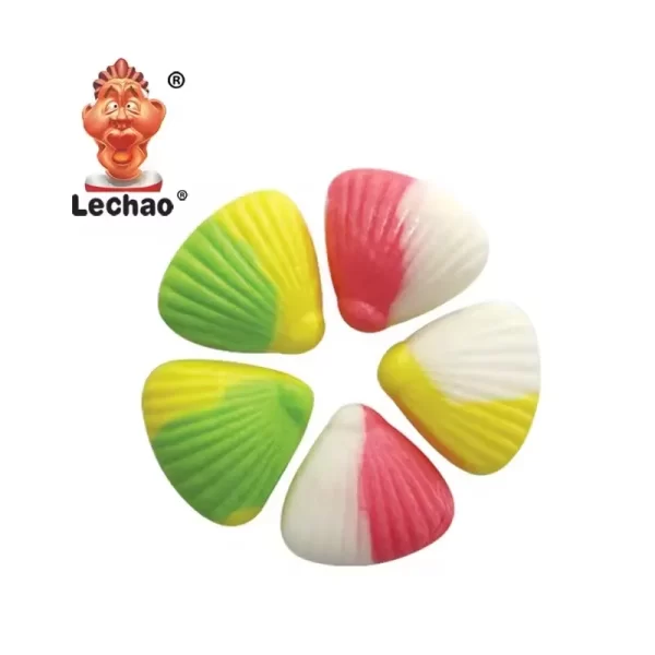 Wholesale Shell Gummies, Colorful Fruit-Flavored Chewy Candy