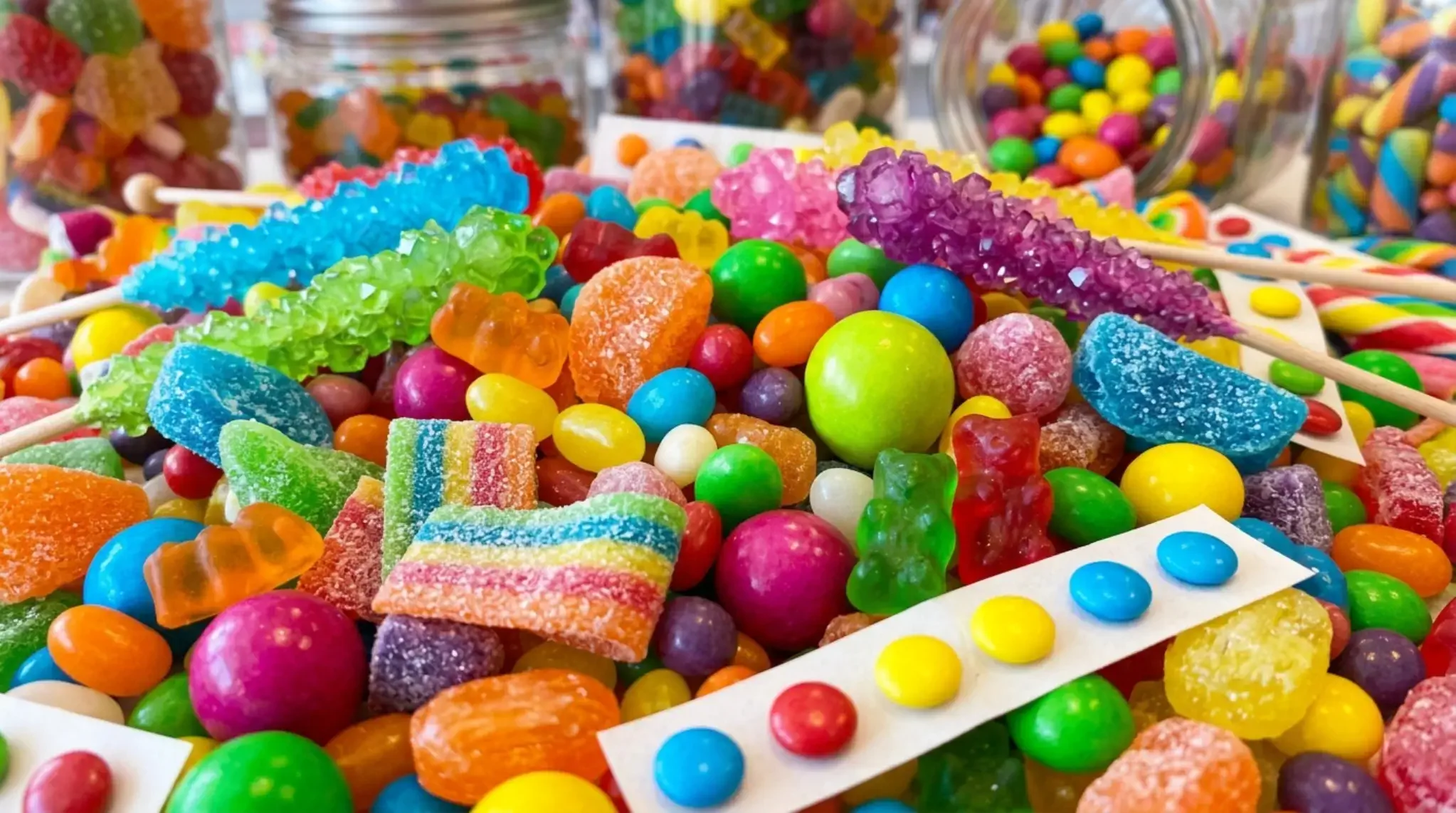 natrual color vs artificial color for candy